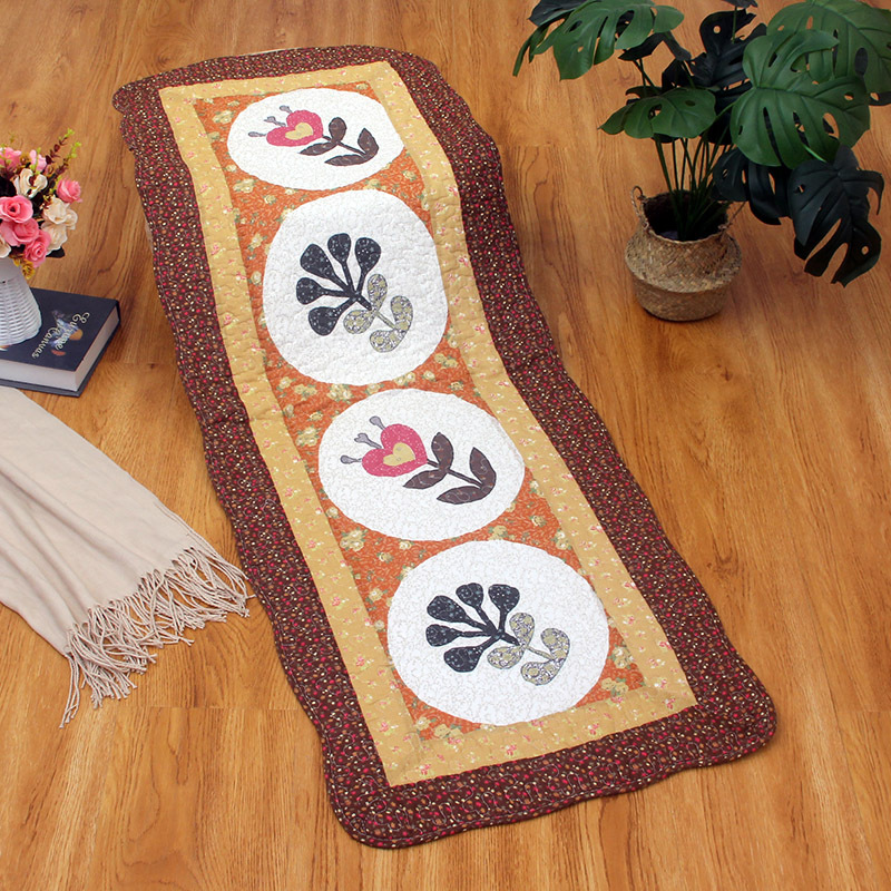 [Small Wholesale] Korean Cotton Bedside Mat, Floor Mat, Door Mat, Fabric Quilted Anti-Slip Patchwork Living Room Mat