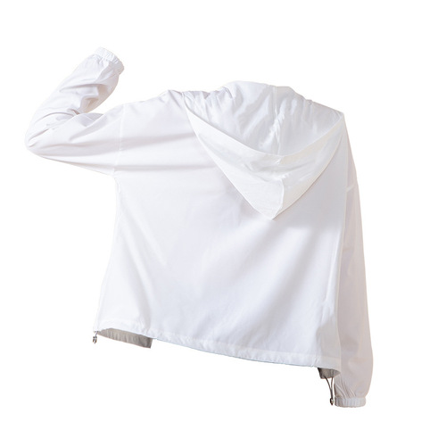 2024 spring and summer new UPF50+ sun protection clothing for women, anti-UV, lightweight, breathable, hooded, quick-drying and cool jacket