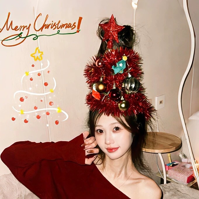 Extravagant~ New Year's Money Tree Topper Christmas Tree Decoration New Year Tree Headpiece DIY Atmosphere Decoration for Photos