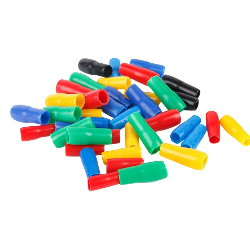 Медный защитный рукав для клемм, холоднопрессованный, неизолированный, с мягкой изоляцией, для соединения проводов, огнестойкий, для кабельной изоляции, оптовая продажа