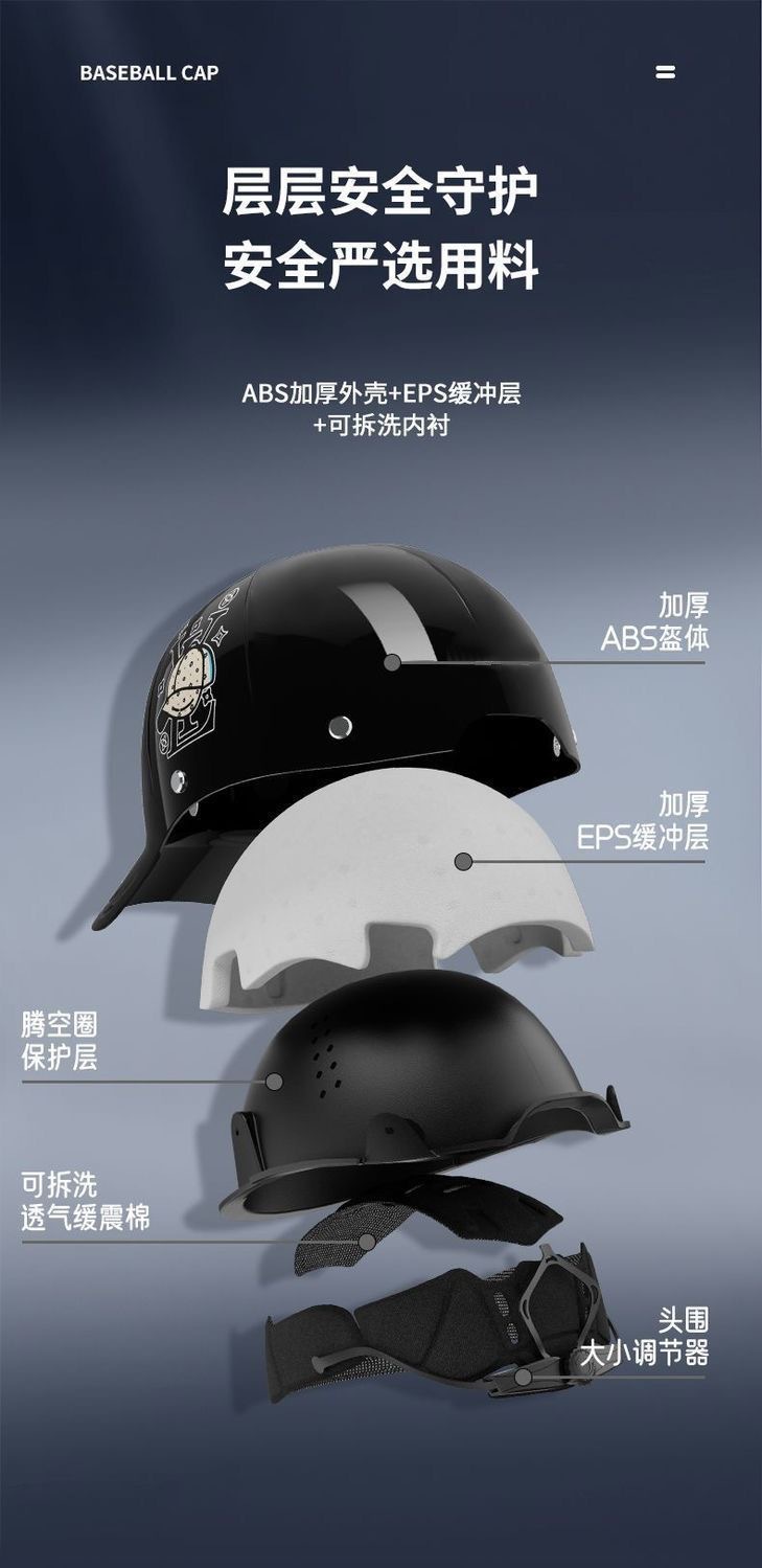 National Standard 3C Certified Electric Motorcycle Duckbill Helmet for Men, Summer Sun Protection Breathable Safety Helmet for Women, Free Shipping