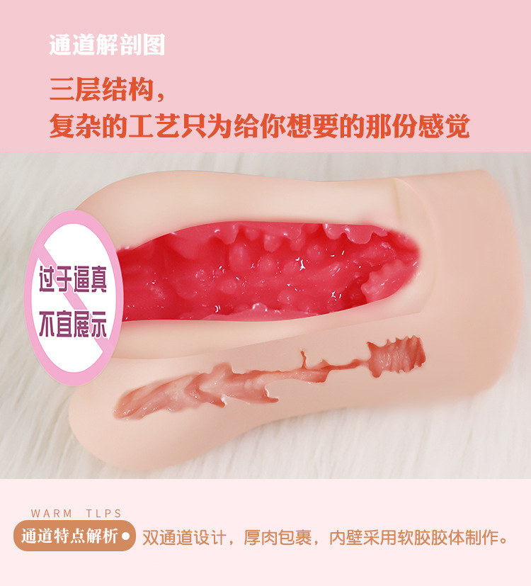 Jiuai Airplane Cup Male Masturbator Half-Body Doll TPE Inverted Mold — detail image 15
