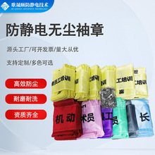 各种安全执勤臂章 无尘室IPQC防静电袖章领班无尘袖章 多色可选