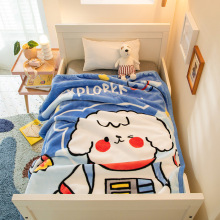 亲肤双层加厚童毯卡通幼儿园小毛毯双层拉舍尔云毯儿童盖毯礼品毯