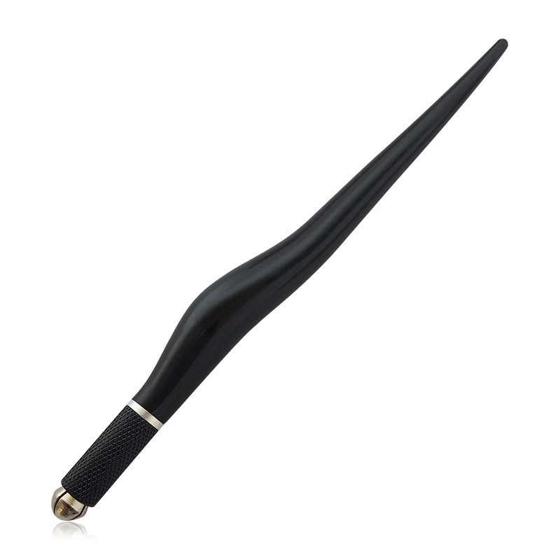 Чёрный PCD тату кристал pen ручной работы туман pen вышитая бе́з стрелок ножной стул плавающий бровь чернильница