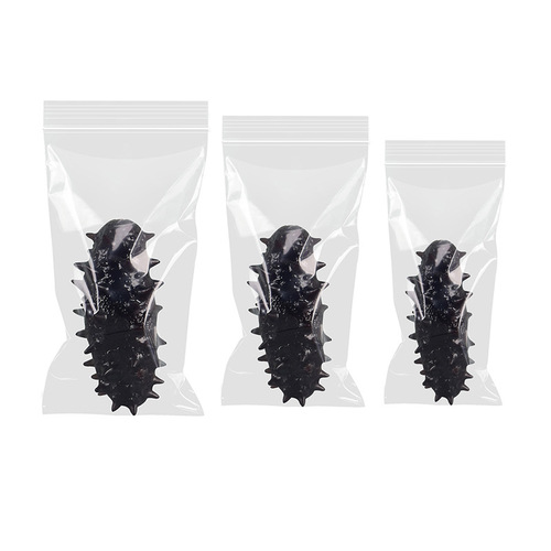 Ready-to-eat Dalian sea cucumber independent packaging bag single transparent ziplock bag Dalian sea cucumber sealed bag plastic bag wholesale