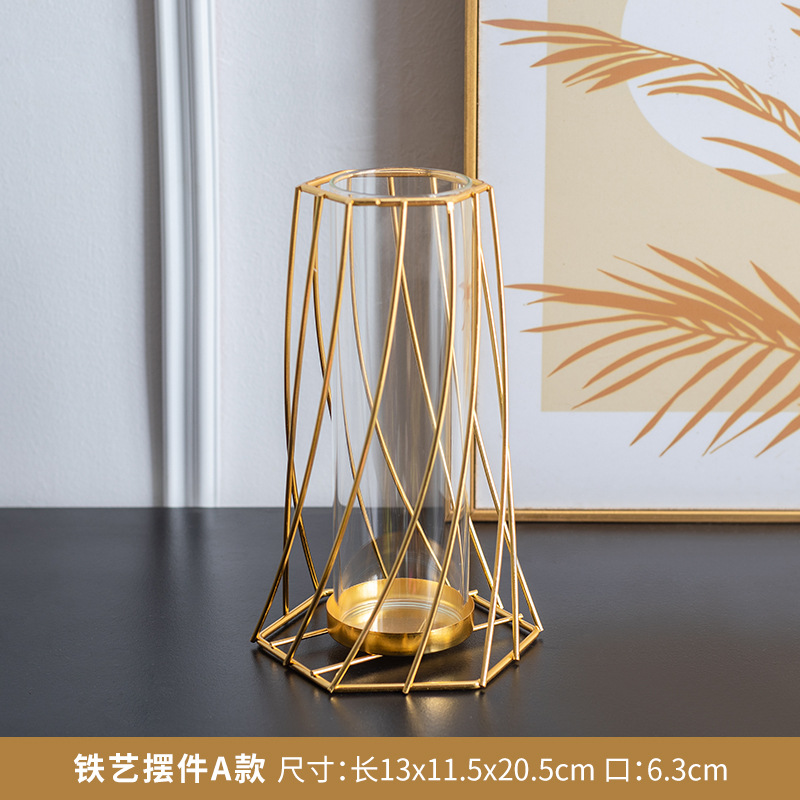 vasijas de vidrio contenedor hidropónico para el hogar de paquete suave decoración de mesa de comedor vasijas de vidrio hidropónicas flores secas vasijas