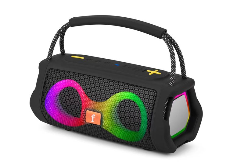 外国貿易 ET-313 オーディオ屋外スピーカーポータブル大音量ハイパワー RGB カラフルなライトサブウーファー|undefined