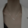 Small design necklace, chain for key bag , 2023 collection, silver 925 sample, trend of season, light luxury style