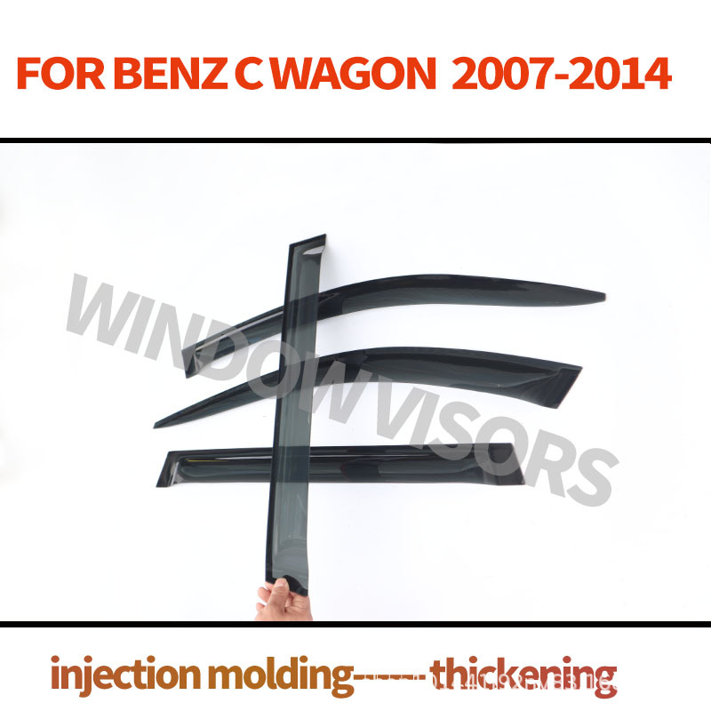 Suitable for Mercedes-Benz C-Class Standard-Wheelbase Travel Version Window Rain Visor Benz C Wagon Window Visor