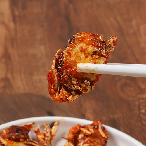 Dabaishi spicy sea crab 55g/pack spicy ready-to-eat small crab Pipa scare casual seafood snacks wholesale