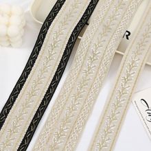 民族风提花小香风织带 DIY手工刺绣蝴蝶结方形 服装发饰鞋帽辅料