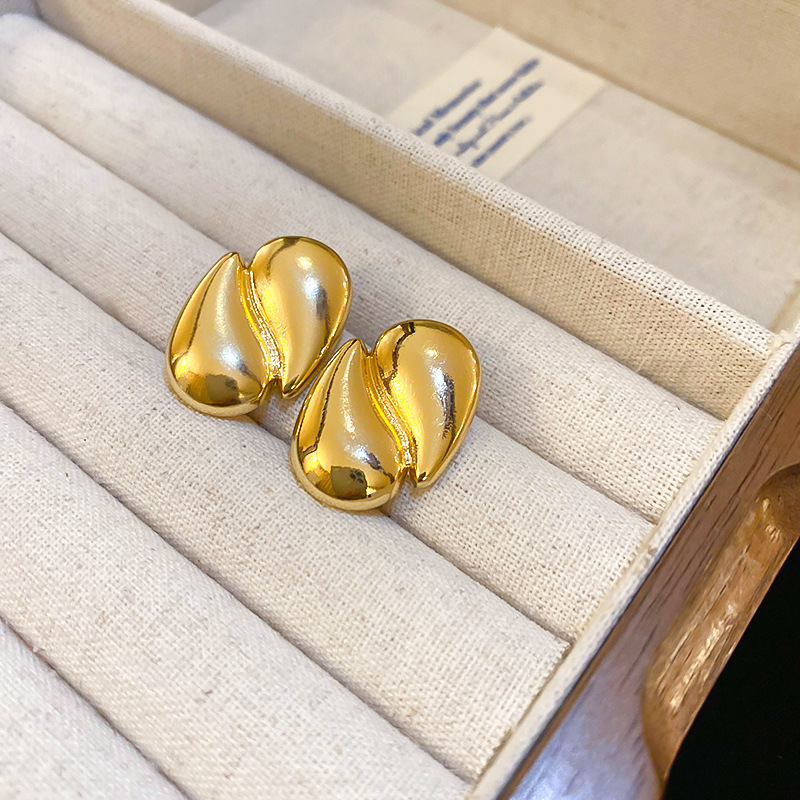 Pendientes de doble cara de la Perla del diamante de la aguja de plata Corea del Sur ins elegante pendientes de estilo frío pendientes de diseño de moda para las mujeres