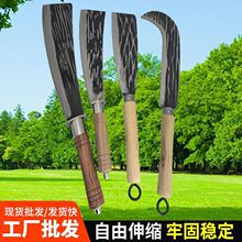 锰钢砍柴刀一体锻压农用镰刀砍树砍柴刀具批发劈柴砍树刀镰刀劈柴