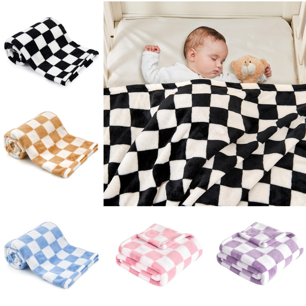 Cross-Border Baby Flannel Blanket Children's Thick Plush Blanket Soft Coral Velvet Boy Girl Baby Blanket