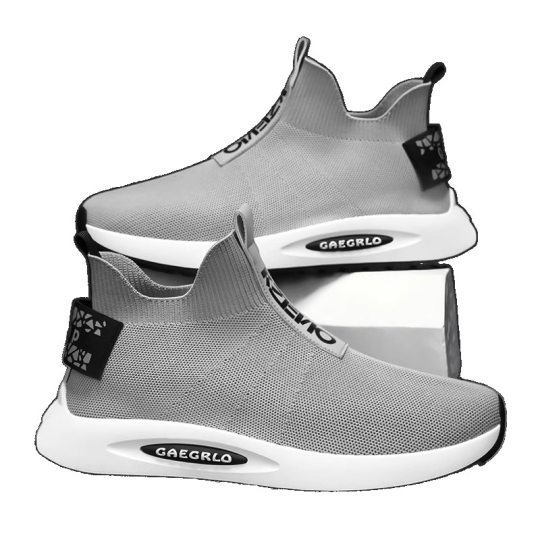 Socks and Shoes for Men, Summer Shoes, New Style, Fly-Knit Mesh, Breathable, Non-Stuffy, Sports Running Shoes