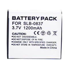 SLB-0837 battery is suitable for Samsung cameras i5 i6 L73 L50 L60 NV3 NV5 NV7