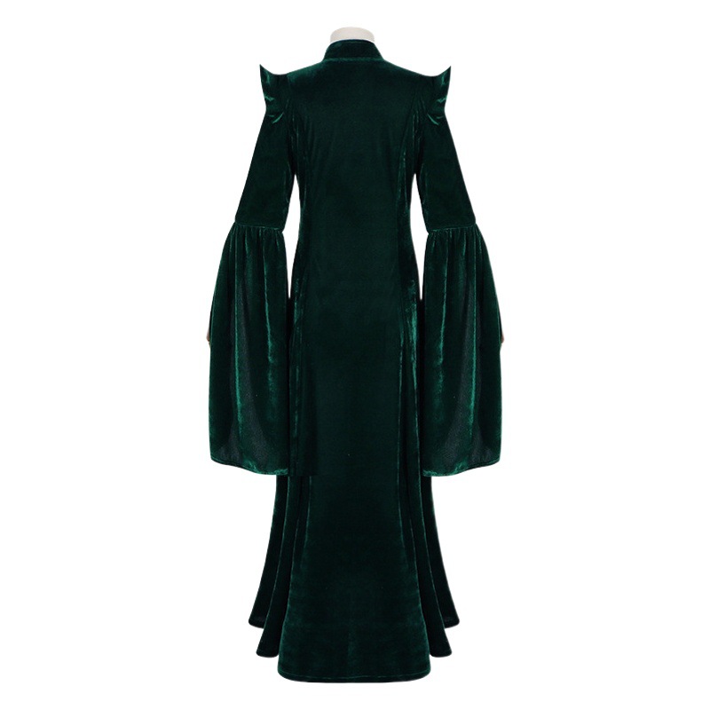 Disfraz de cosplay del profesor Minerva McGonagall, disfraz de túnica, disfraz de cosplay para actuación de Halloween