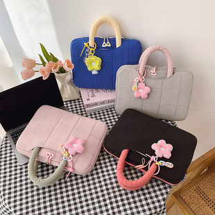 South Korea ins portable laptop bag 11 inch women's shockproof and anti-vibration portable large capacity tablet bag