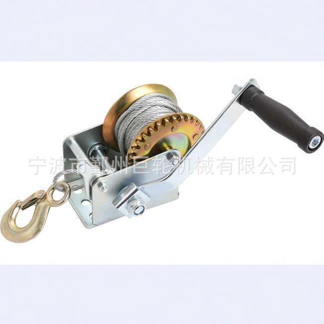 手摇绞车，手摇绞盘 供应800LBS钢丝绳