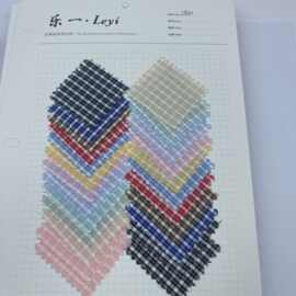 春夏色织新品韩风肌理格子条纹男女童装衬衫连衣裙吊带鞋材裤料