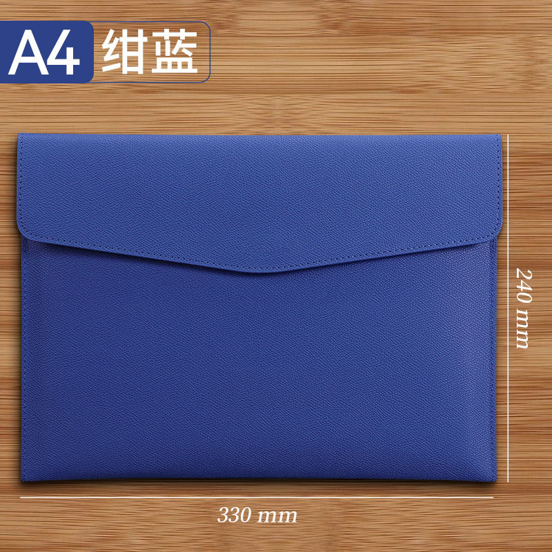 A4-File 가방-시안 블루