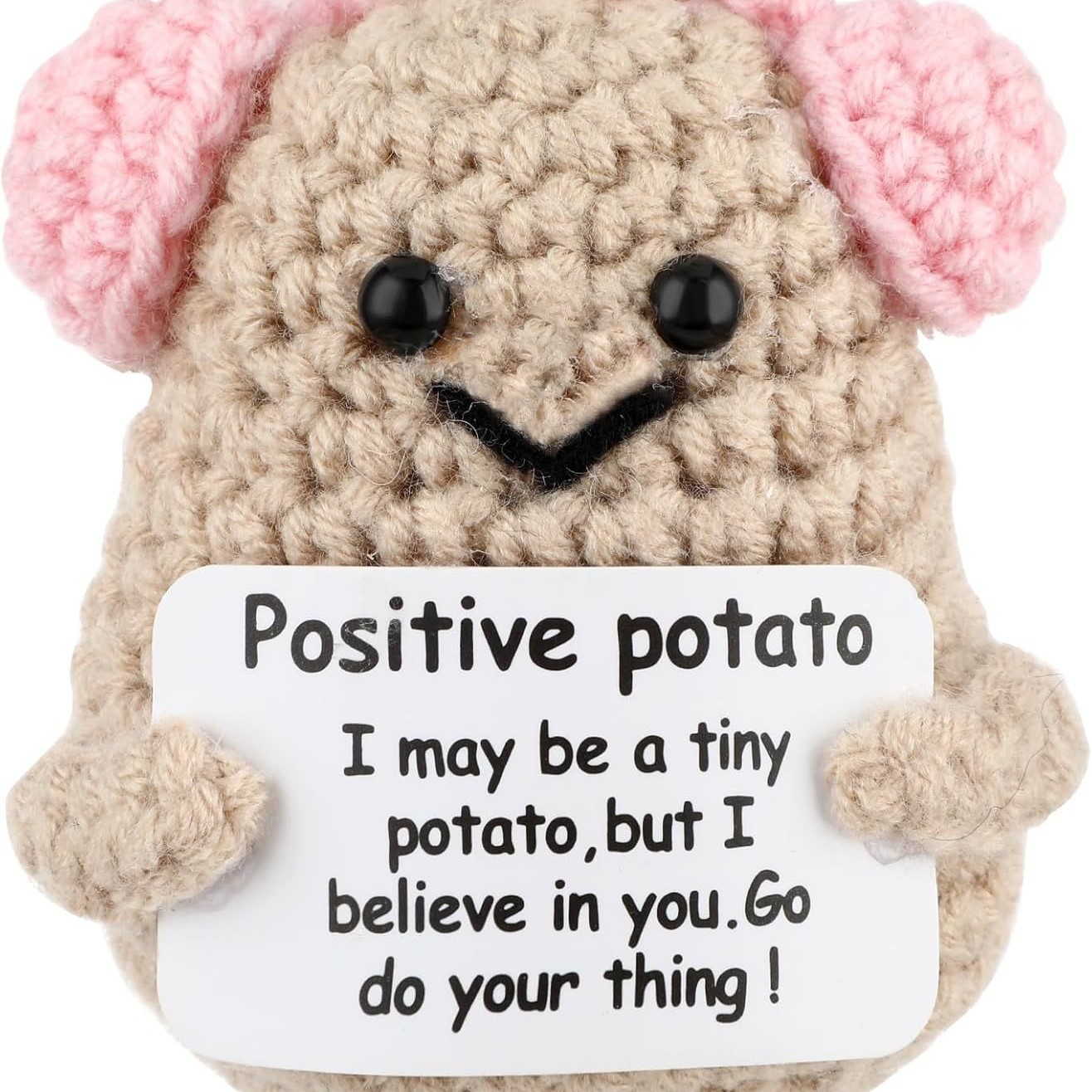 핑크 헤드폰 감자