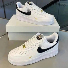 纯原一号小金钩男鞋休闲板鞋带气垫小白鞋男女款情侣包邮休闲板鞋