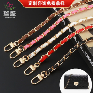 New crossbody chain diy Chanel style leather chain shoulder strap chain replacement accessories hardware bag accessories chain