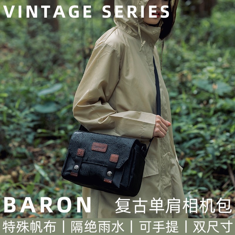 ALFIS 카메라 가방 단일 어깨 방수 캔버스 카메라 가방 크로스 바디 SLR 내부 가방 마이크로 단일 가방 사진 가방