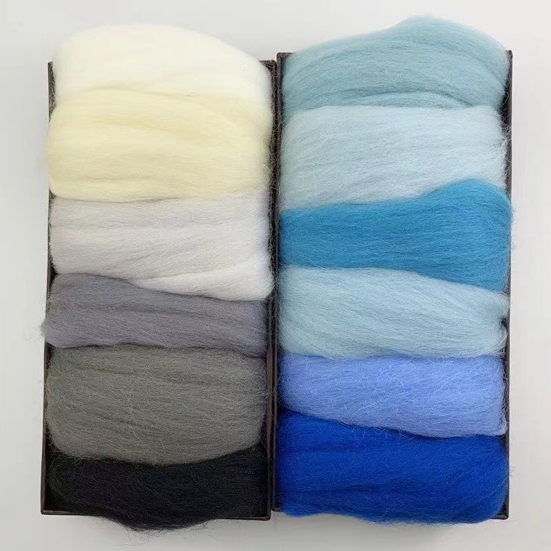 Wool Felt Wool Needle Felting Kit DIY Materials Wet Felt Needle Felt Beginner Queensland 70 Handwork Project