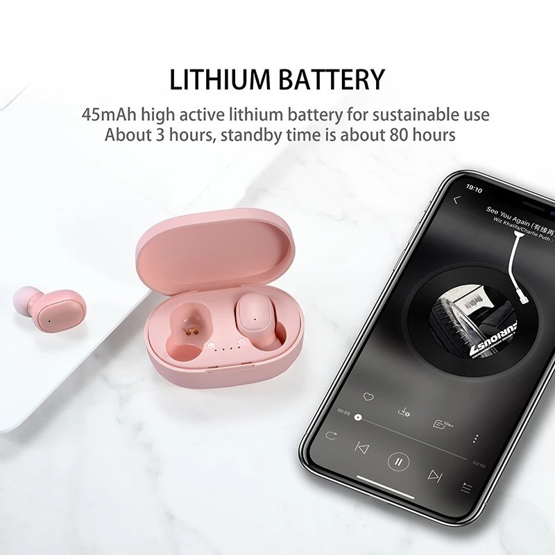 A6S auriculares Bluetooth inalámbricos A6S Macaron auriculares Bluetooth inalámbricos de alta calidad TWS