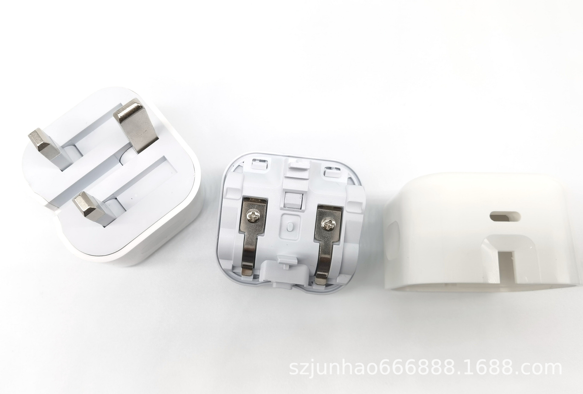 【深圳厂家直供】PD20W英规折叠脚 JH-供应电源外壳 电子塑胶外壳