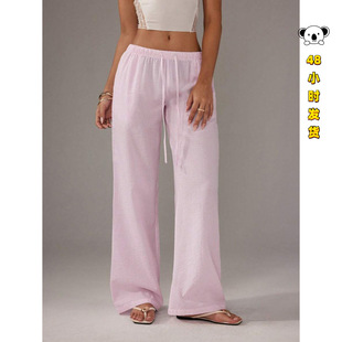 J 85391 Stripe Sweet Wide Leg Pants �l�y�������ѝ