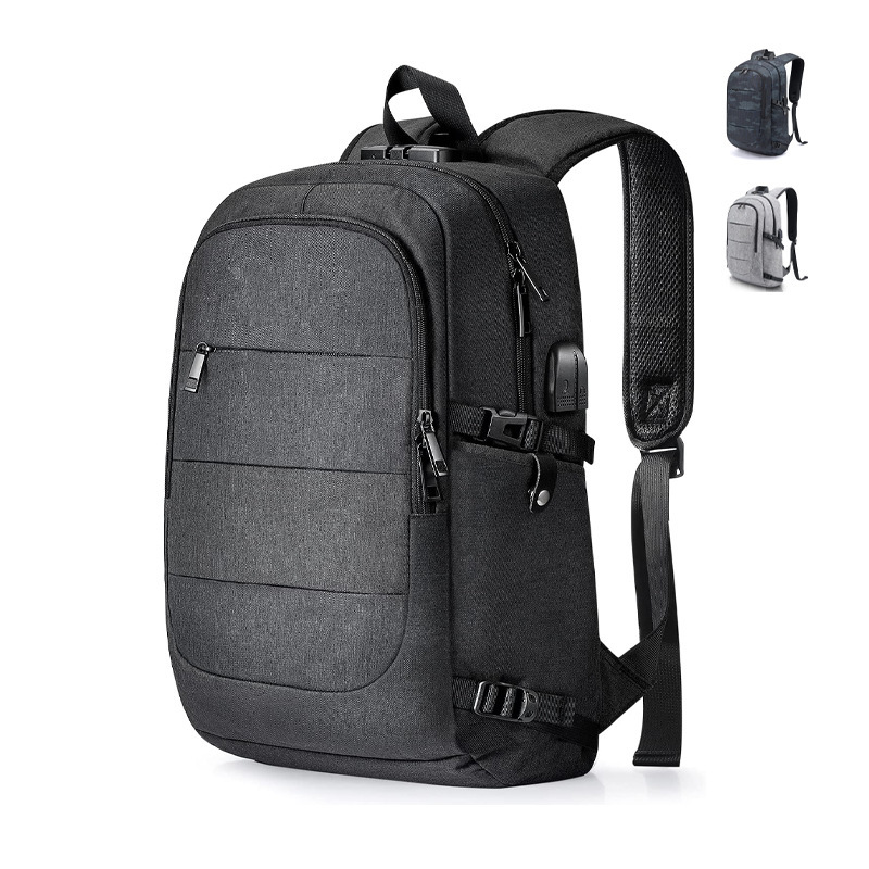Production and processing of multi-functional multi-compartment backpack promotional gifts computer bag business leisure backpack