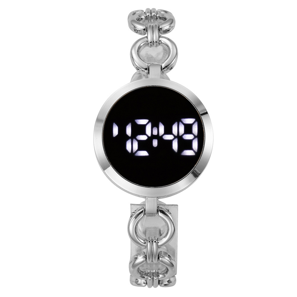 Daily Occasion Simple Style Solid Color Single Folding Buckle Electronic Women's Watches