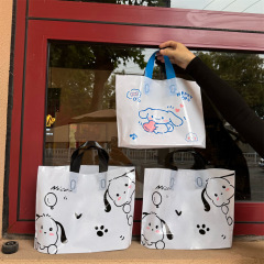 洋服店用プラスチック婦人服店アニメかわいいプラスチック手提げ袋包装ショッピング収納ギフトバッグ卸売り