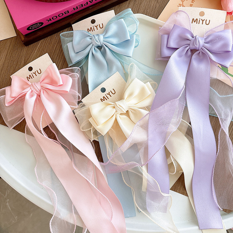 30g Weight Hair Clip Hair Accessories Type 1 Piece Quantity Casual, Holiday, Daily Occasion Cloth Material Knot, Butterfly, Bow Knot, Horse Pattern All Seasons Season Women's Gender Elegant, Sweet Style Elegant Sweet Women's Knot Butterfly Bow Knot Cloth Hair Clip 9