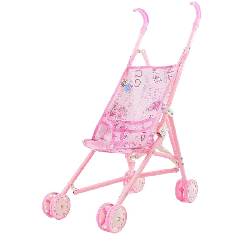 Cochecito de Juguete Plegable para Muñecas de Plástico Educativo para Juegos Infantiles