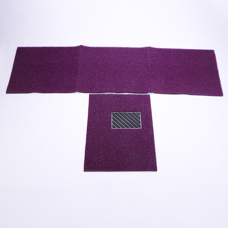 Car mat universal silk ring can be cut easy to clean non-slip foot mat monolithic main driving mat manufacturers