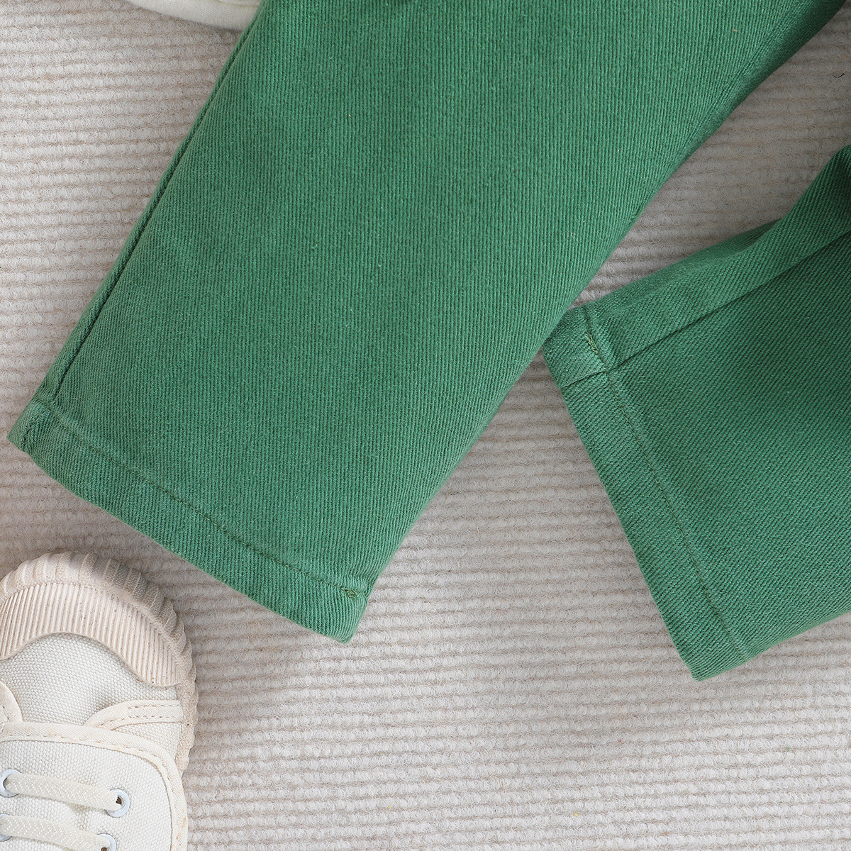 Mädchen Jeans Anzug Für Frühling Und Herbst Modisches Set_voghion.com