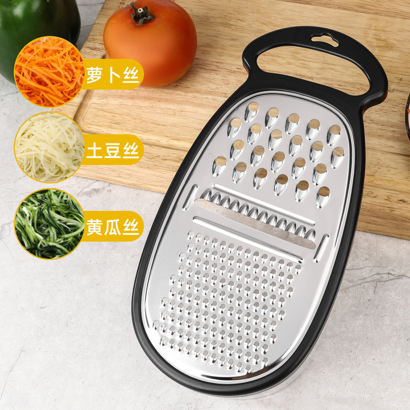 メーカー卸売り平面ケース付きステンレス三合一削り器多機能野菜切り器神器新多用途|undefined
