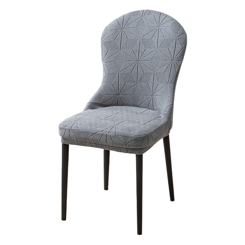 Nueva ronda ARC cubierta de la silla de gamuza alta elástica hogar comedor silla cubierta todo incluido cubierta protectora taburete a prueba de polvo en stock