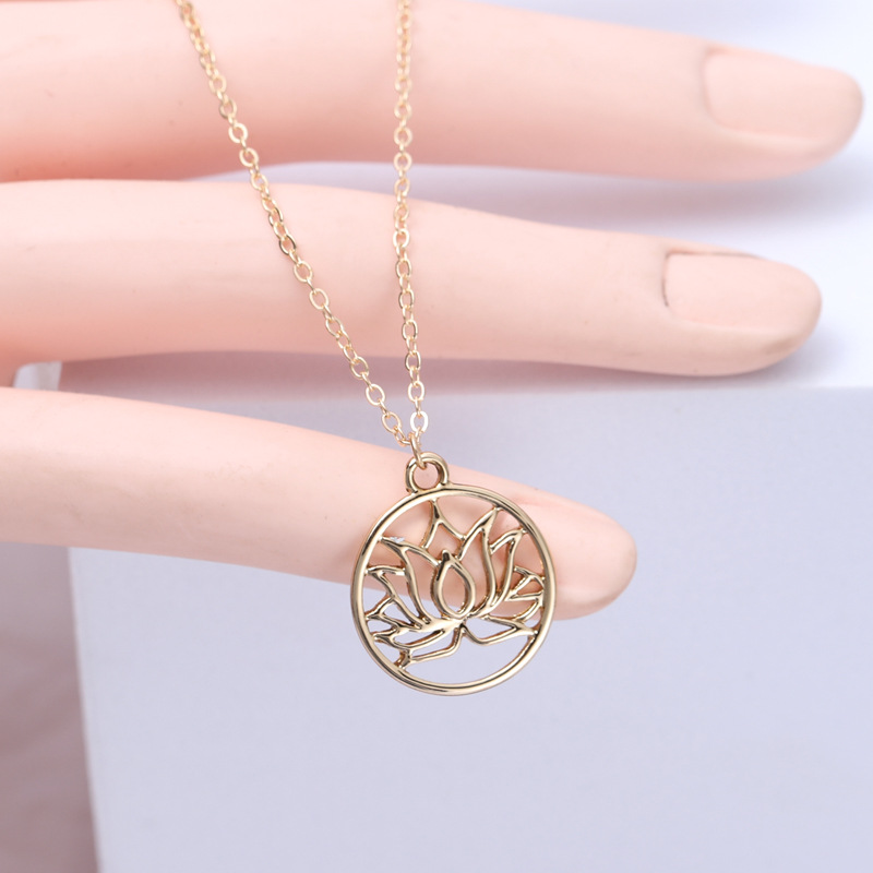 佛陀莲花吊坠短项链 Image 2