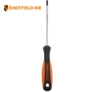 Steel shield SHEFFIELD S056301 pattern rubber handle screwdriver T5X100mm