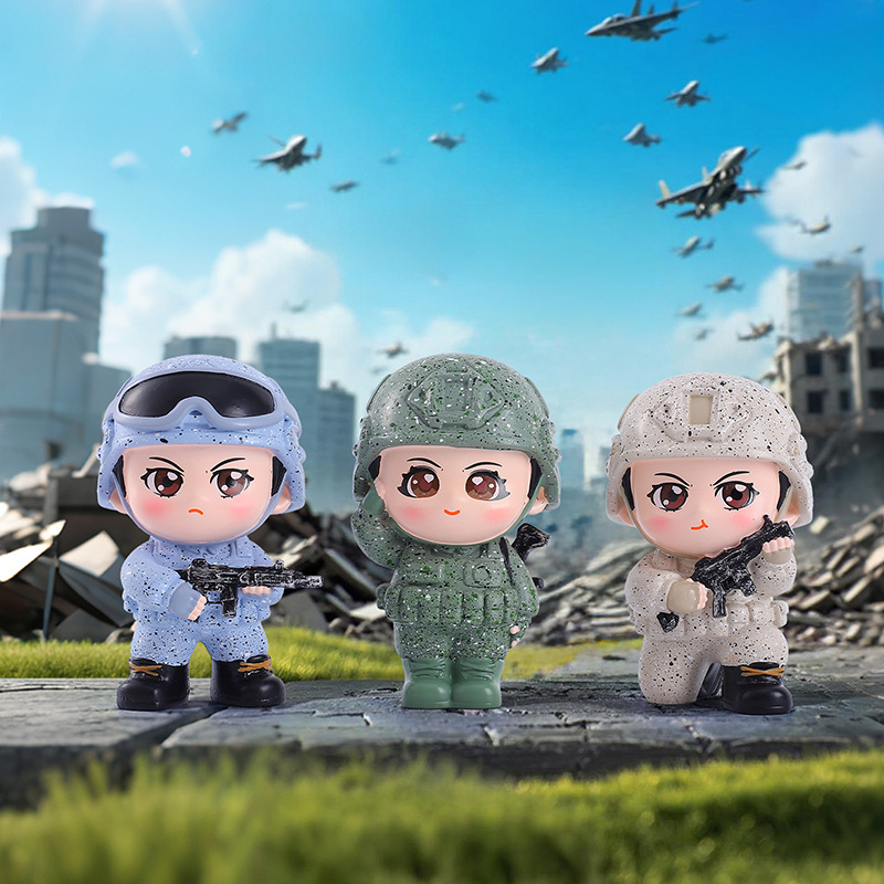 トレンディなおもちゃブラインドボックス熱血突撃漫画かわいいフィギュアデスクトップ装飾品クリエイティブモデルギフト卸売|undefined