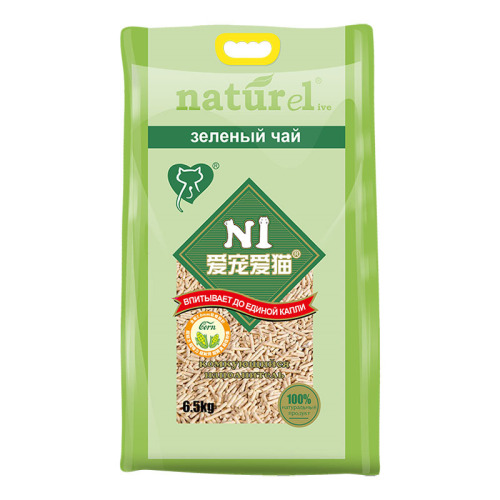 N1 Corn Fiber Cat Litter Green Tea Tofu Watermelon Flavor Activated Carbon Cat Litter Wholesale Nationwide