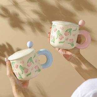 Подарочная чашка Goddess Gift New Tulip керамическая чашка высокого дизайна в подарочной коробке высококачественный подарок кружка сувенир