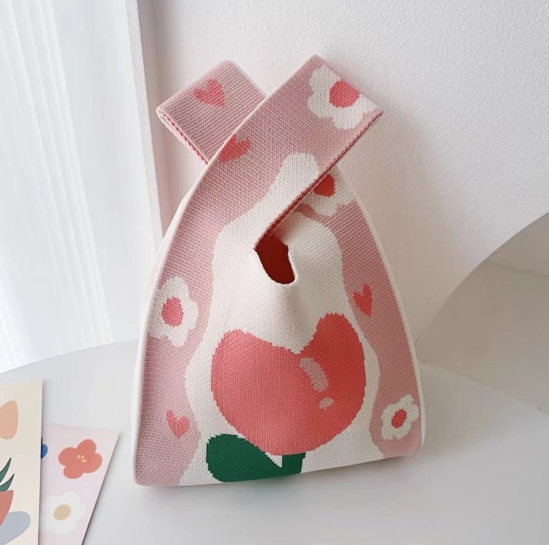 高颜値おめでたいギフトバッグニットハンドバッグ結婚お土産バッグキャンディーバッグ祝日作成ギフトバッグ卸売り|undefined