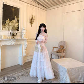 夏季新款法式气质纯欲风甜美温柔小众简约设计上衣高腰半裙套装女